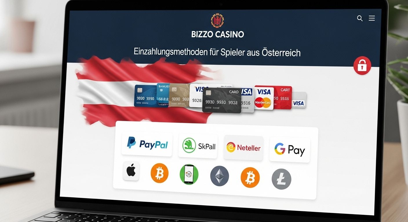 Verfügbare Einzahlungsmethoden accepted payment methods